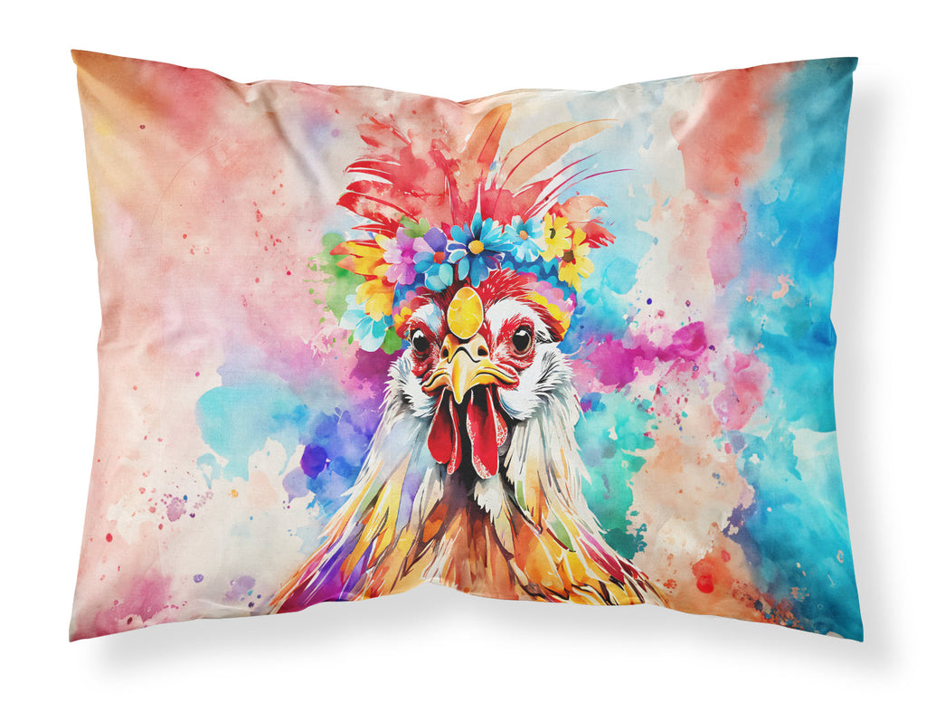 Hippie Animal Polish Poland Rooster Standard Pillowcase Lightweight Super Soft Easy Care Decorative Artwork Pillowcase, Standard