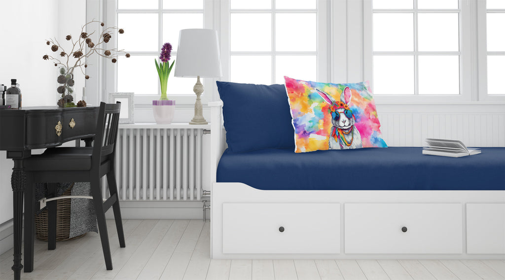 Hippie Animal Rabbit Standard Pillowcase Lightweight Super Soft Easy Care Decorative Artwork Pillowcase, Standard
