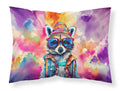 Hippie Animal Raccoon Standard Pillowcase Lightweight Super Soft Easy Care Decorative Artwork Pillowcase, Standard