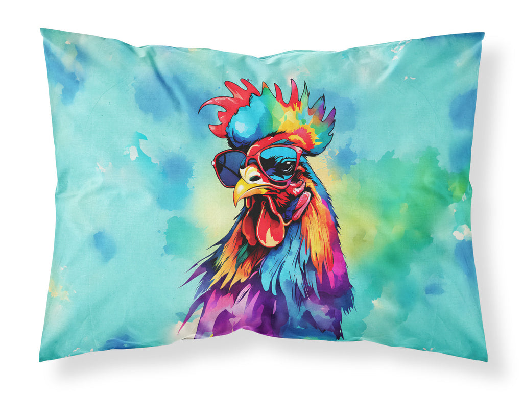 Hippie Animal Rooster Standard Pillowcase Lightweight Super Soft Easy Care Decorative Artwork Pillowcase, Standard