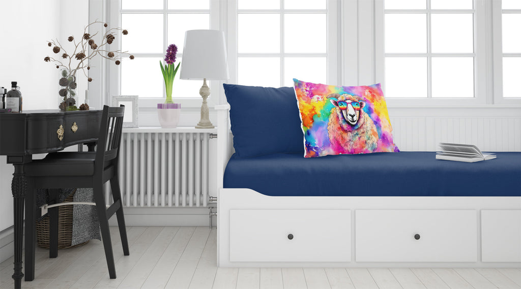 Hippie Animal Sheep Standard Pillowcase Lightweight Super Soft Easy Care Decorative Artwork Pillowcase, Standard