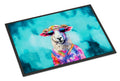 Hippie Animal Sheep Doormat Indoor Outdoor 24H X 36W Front Door Mat Rugs for Entryway, Non Slip Washable Low Pile,