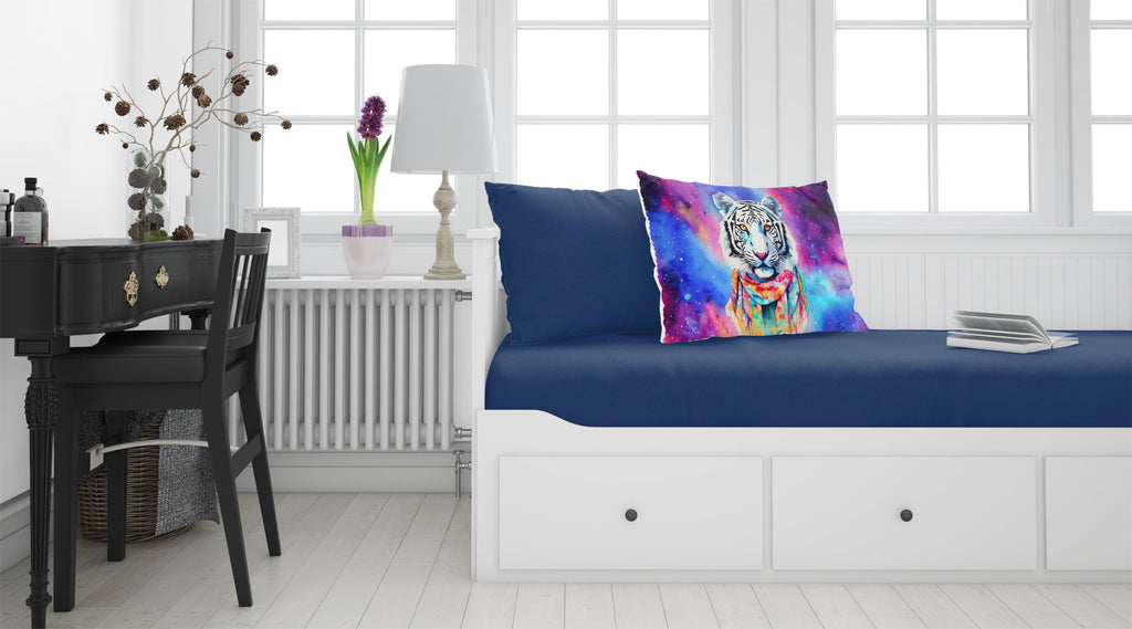 Hippie Animal White Tiger Standard Pillowcase Lightweight Super Soft Easy Care Decorative Artwork Pillowcase, Standard