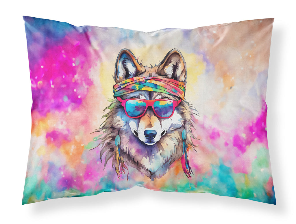 Hippie Animal Wolf Standard Pillowcase Lightweight Super Soft Easy Care Decorative Artwork Pillowcase, Standard