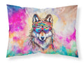 Hippie Animal Wolf Standard Pillowcase Lightweight Super Soft Easy Care Decorative Artwork Pillowcase, Standard
