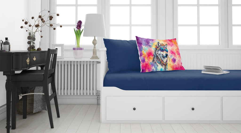 Hippie Animal Wolf Standard Pillowcase Lightweight Super Soft Easy Care Decorative Artwork Pillowcase, Standard
