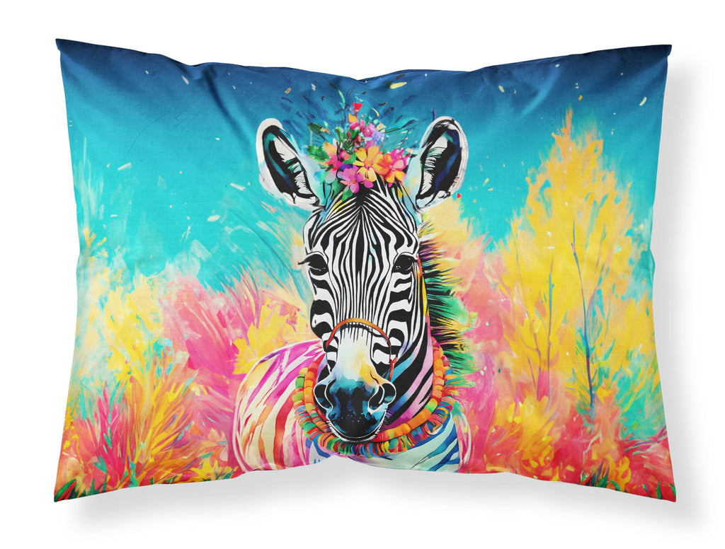 Hippie Animal Zebra Standard Pillowcase Lightweight Super Soft Easy Care Decorative Artwork Pillowcase, Standard