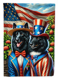 All American Belgian Sheepdog House Flag 28x40 Porch Sleeve Pole Decorative Outside Yard Banner Artwork Wall Hanging, Polyester