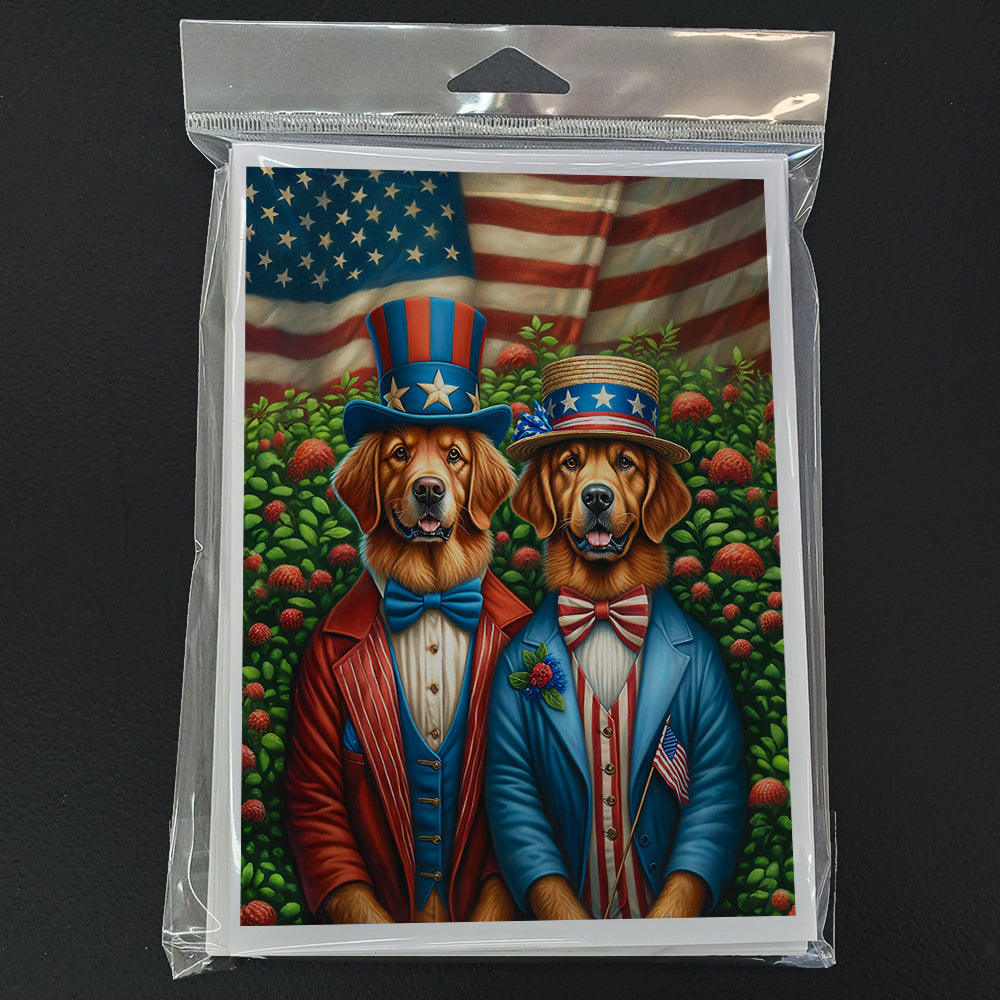 All American Chesapeake Bay Retriever Greeting Cards Pack of 8 Blank Cards with Envelopes Whimsical A7 Size 5x7