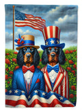 All American Gordon Setter House Flag 28x40 Porch Sleeve Pole Decorative Outside Yard Banner Artwork Wall Hanging, Polyester
