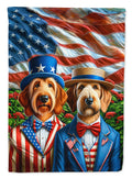 All American Otterhound House Flag 28x40 Porch Sleeve Pole Decorative Outside Yard Banner Artwork Wall Hanging, Polyester