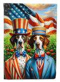 All American Pointer House Flag 28x40 Porch Sleeve Pole Decorative Outside Yard Banner Artwork Wall Hanging, Polyester