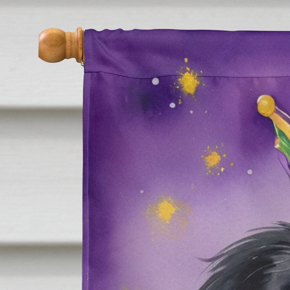 Japanese Chin King of Mardi Gras House Flag 28x40 Porch Sleeve Pole Decorative Outside Yard Banner Artwork Wall Hanging, Polyester