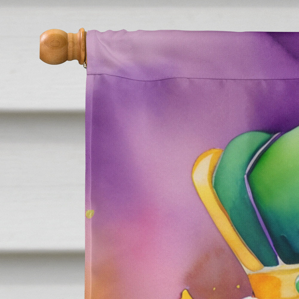 Maltese King of Mardi Gras House Flag 28x40 Porch Sleeve Pole Decorative Outside Yard Banner Artwork Wall Hanging, Polyester