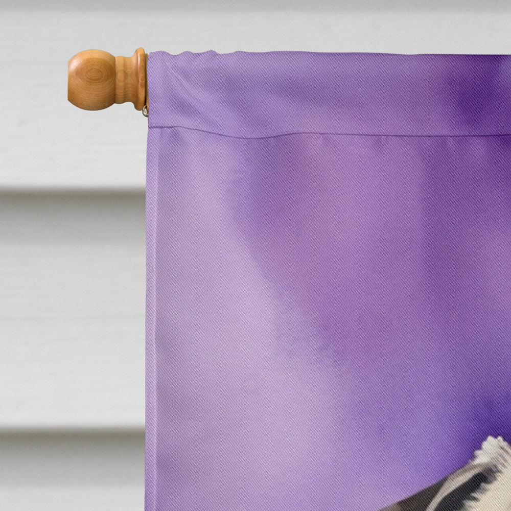 Pug King of Mardi Gras House Flag 28x40 Porch Sleeve Pole Decorative Outside Yard Banner Artwork Wall Hanging, Polyester