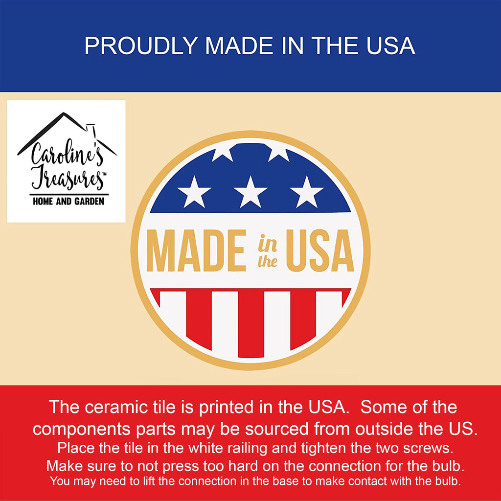 Borzoi Easter Egg Hunt Ceramic Night Light Compact, UL-Certified, Ideal for Bedroom, Bathroom, Nursery, Hallway, Kitchen, 6x4x3, Multicolor