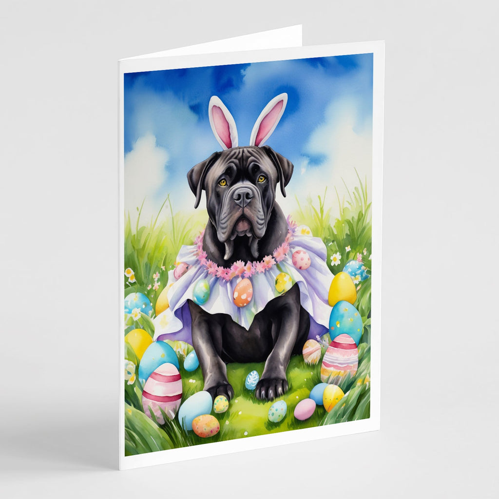 Cane Corso Easter Egg Hunt Greeting Cards Pack of 8 Blank Cards with Envelopes Whimsical A7 Size 5x7
