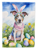 Catahoula Easter Egg Hunt House Flag 28x40 Porch Sleeve Pole Decorative Outside Yard Banner Artwork Wall Hanging, Polyester