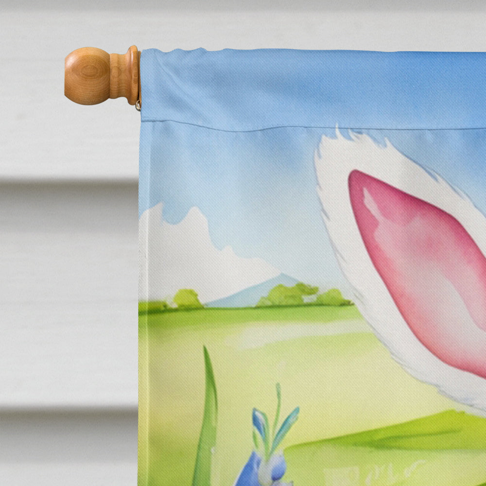 Cocker Spaniel Easter Egg Hunt House Flag 28x40 Porch Sleeve Pole Decorative Outside Yard Banner Artwork Wall Hanging, Polyester