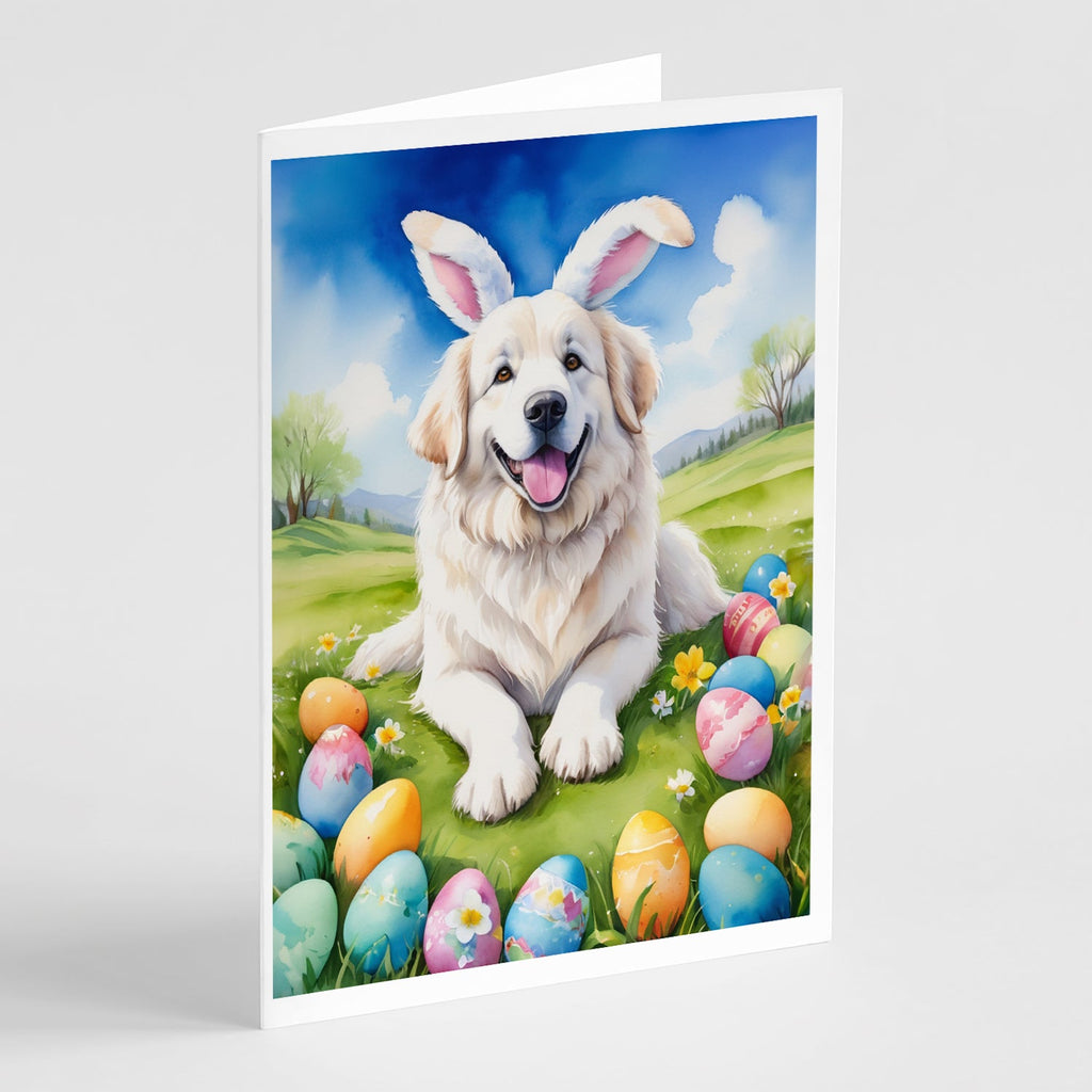 Great Pyrenees Easter Egg Hunt Greeting Cards Pack of 8 Blank Cards with Envelopes Whimsical A7 Size 5x7