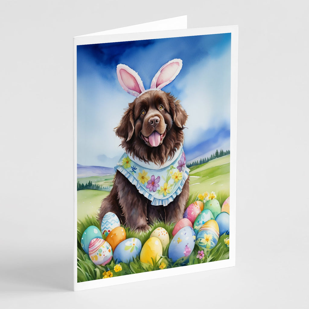 Newfoundland Easter Egg Hunt Greeting Cards Pack of 8 Blank Cards with Envelopes Whimsical A7 Size 5x7