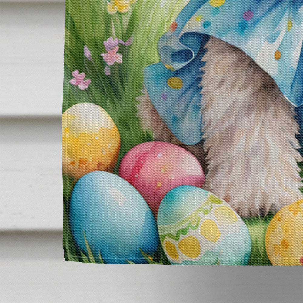 Puli Easter Egg Hunt House Flag 28x40 Porch Sleeve Pole Decorative Outside Yard Banner Artwork Wall Hanging, Polyester