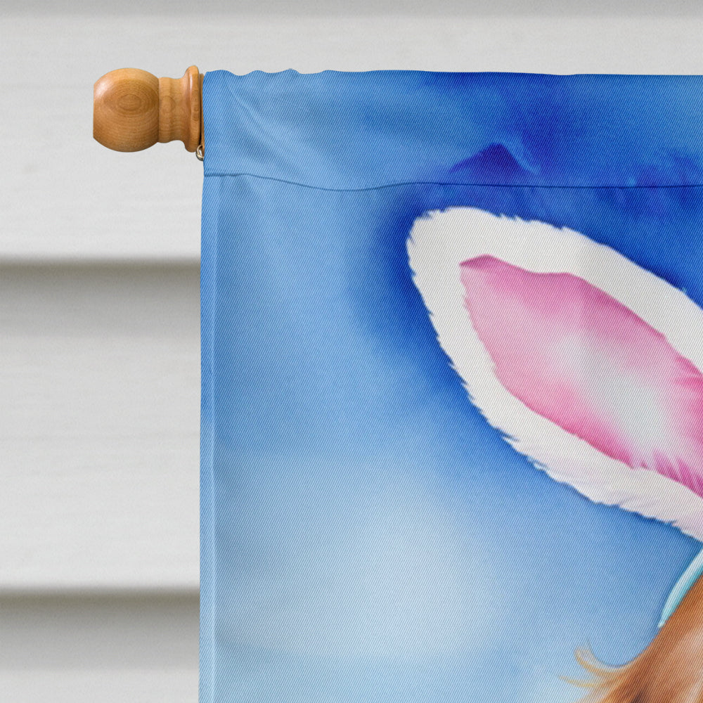 Sussex Spaniel Easter Egg Hunt House Flag 28x40 Porch Sleeve Pole Decorative Outside Yard Banner Artwork Wall Hanging, Polyester