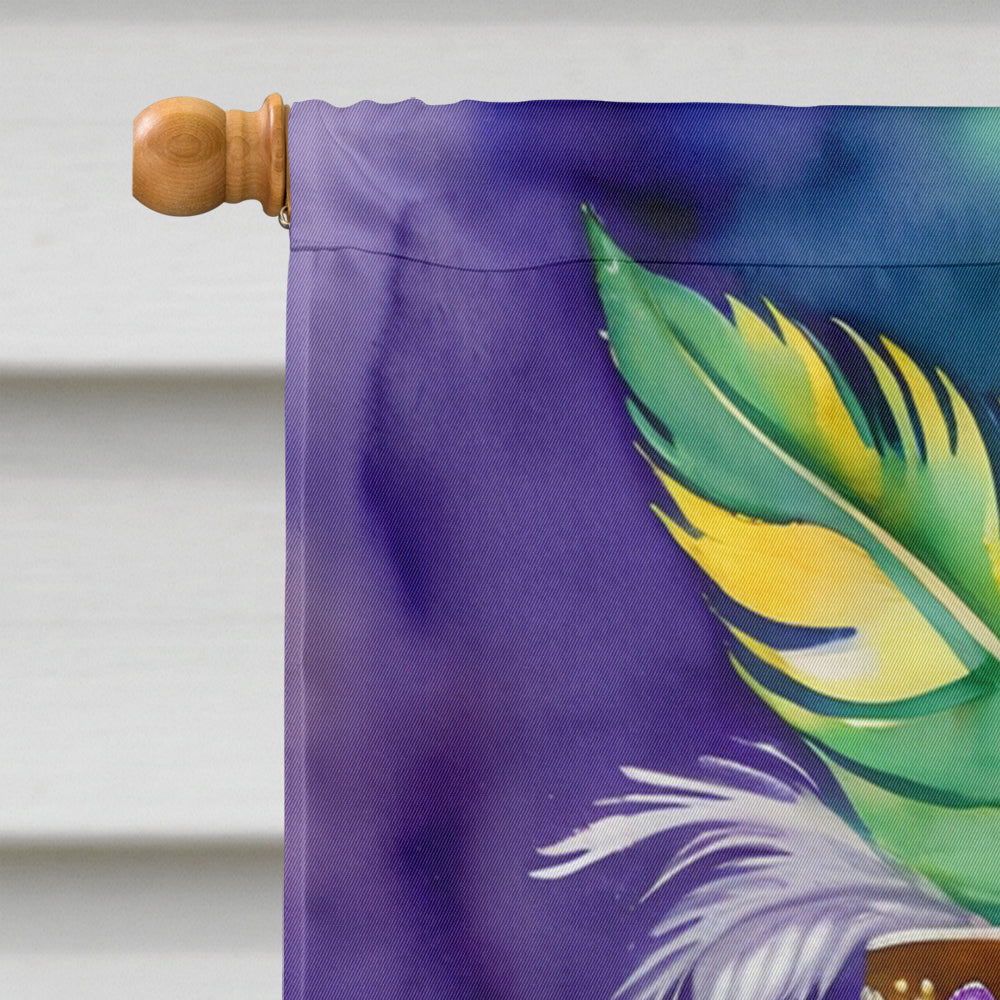 Goblet Mardi Gras House Flag 28x40 Porch Sleeve Pole Decorative Outside Yard Banner Artwork Wall Hanging, Polyester