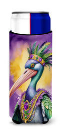 Pelican Mardi Gras Slim Can Hugger , Insulated Foam Hugger for 12 oz Slim Cans, Beer Bottles & Water Bottles, Printed in USA