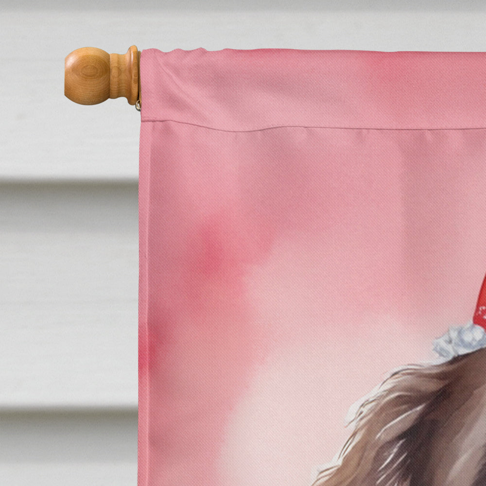 Newfoundland My Valentine House Flag 28x40 Porch Sleeve Pole Decorative Outside Yard Banner Artwork Wall Hanging, Polyester