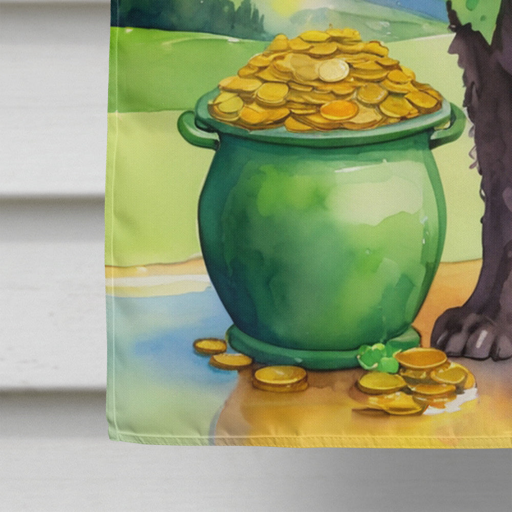 American Water Spaniel St Patrick's Day House Flag 28x40 Porch Sleeve Pole Decorative Outside Yard Banner Artwork Wall Hanging, Polyester
