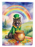 Belgian Tervuren St Patrick's Day House Flag 28x40 Porch Sleeve Pole Decorative Outside Yard Banner Artwork Wall Hanging, Polyester