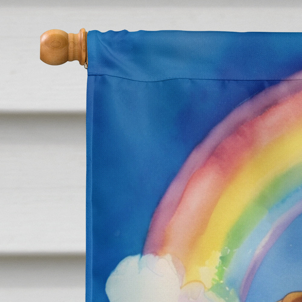 Boxer St Patrick's Day House Flag 28x40 Porch Sleeve Pole Decorative Outside Yard Banner Artwork Wall Hanging, Polyester