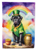 Cane Corso St Patrick's Day House Flag 28x40 Porch Sleeve Pole Decorative Outside Yard Banner Artwork Wall Hanging, Polyester