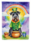 Kerry Blue Terrier St Patrick's Day House Flag 28x40 Porch Sleeve Pole Decorative Outside Yard Banner Artwork Wall Hanging, Polyester