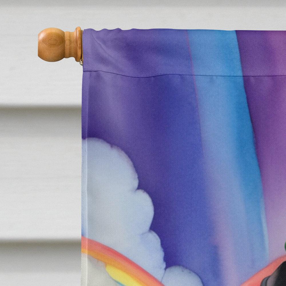Shar Pei St Patrick's Day House Flag 28x40 Porch Sleeve Pole Decorative Outside Yard Banner Artwork Wall Hanging, Polyester