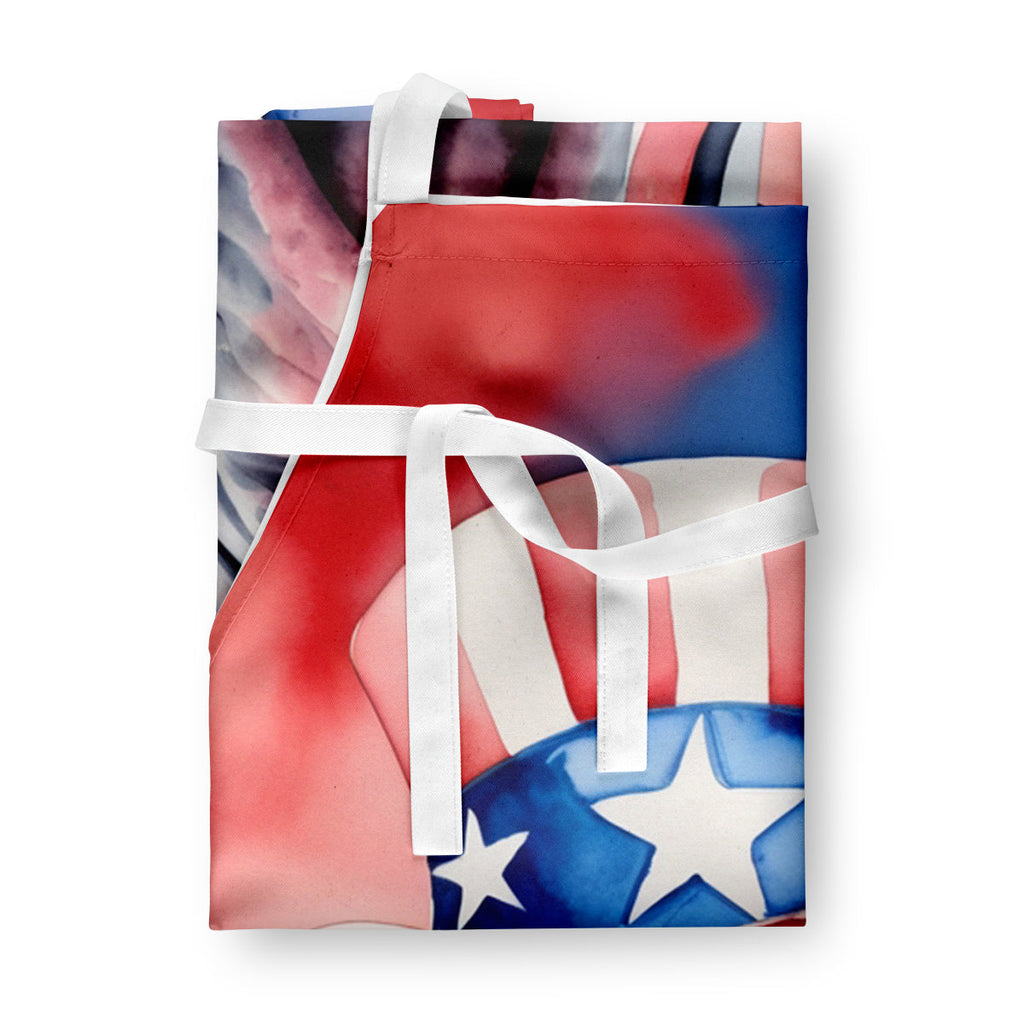 Neapolitan Mastiff Patriotic American Apron Cooking Kitchen Server Baking Crafts Gardening for Adult Women Men, Unisex, Large, Multicolor