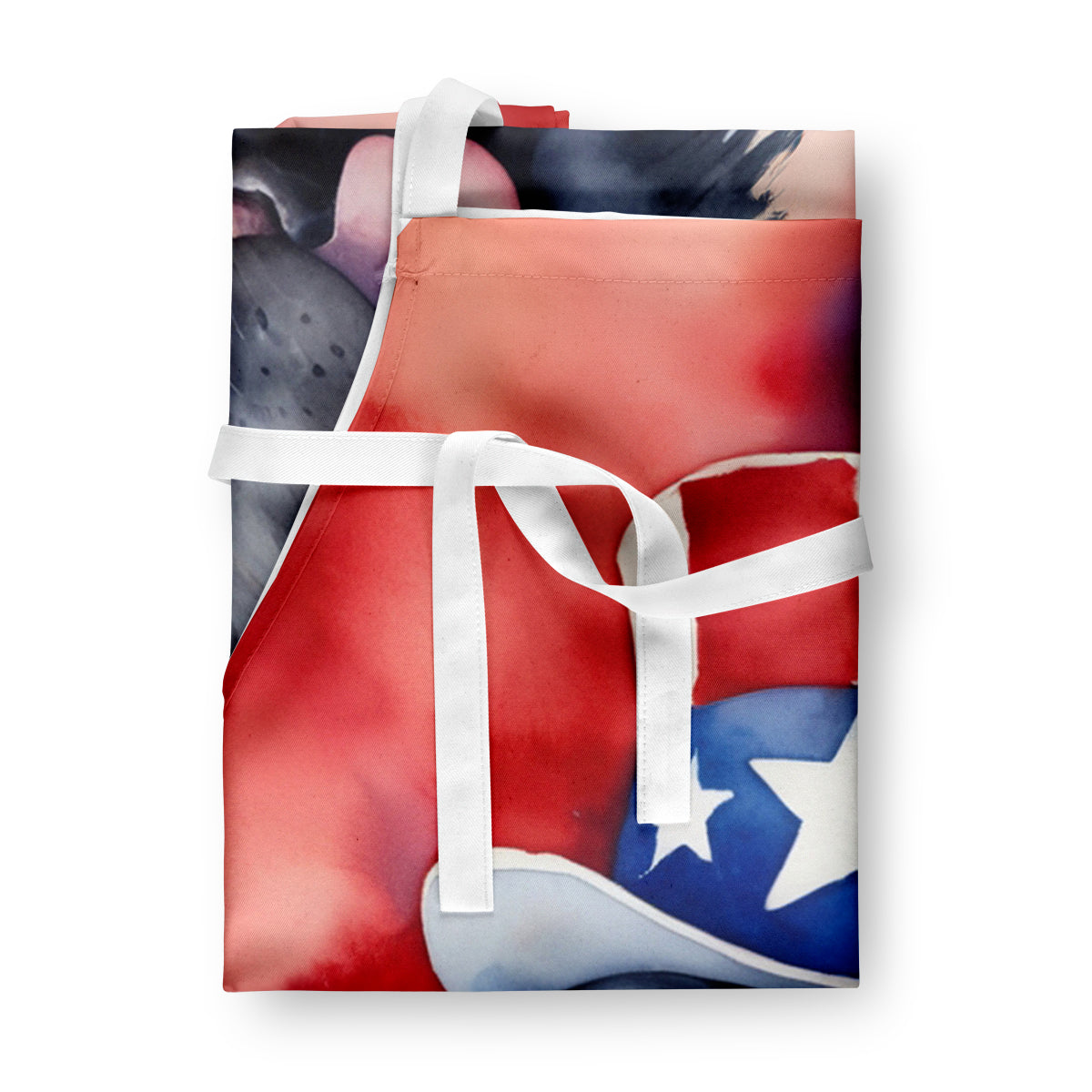 Newfoundland Patriotic American Apron Cooking Kitchen Server Baking Crafts Gardening for Adult Women Men, Unisex, Large, Multicolor