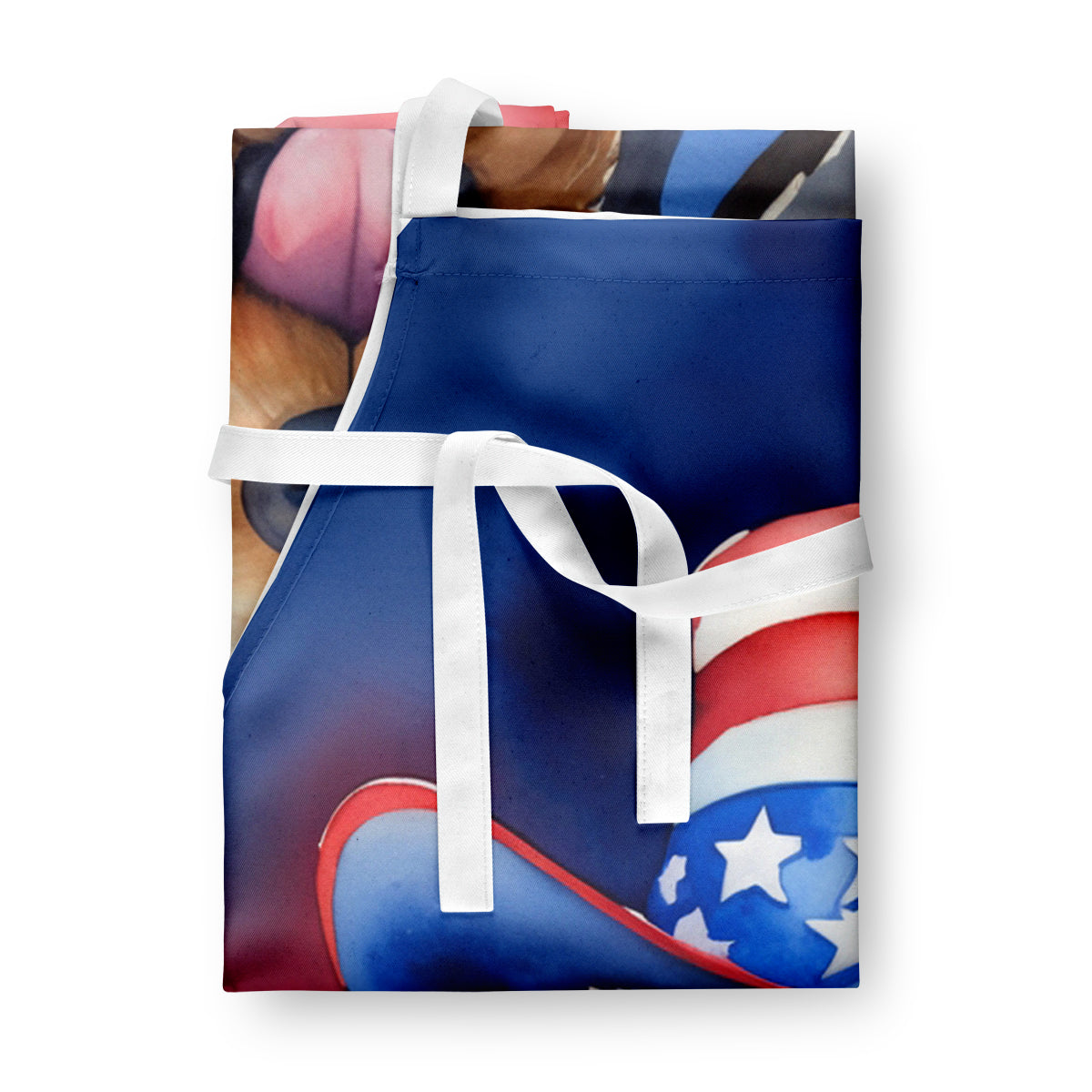 Otterhound Patriotic American Apron Cooking Kitchen Server Baking Crafts Gardening for Adult Women Men, Unisex, Large, Multicolor