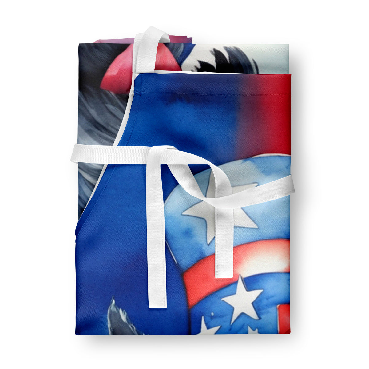 Scottish Terrier Patriotic American Apron Cooking Kitchen Server Baking Crafts Gardening for Adult Women Men, Unisex, Large, Multicolor