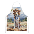American Foxhound Cowboy Welcome Apron Cooking Kitchen Server Baking Crafts Gardening for Adult Women Men, Unisex, Large, Multicolor