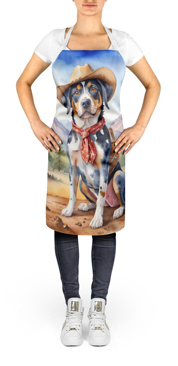 Catahoula Cowboy Welcome Apron Cooking Kitchen Server Baking Crafts Gardening for Adult Women Men, Unisex, Large, Multicolor
