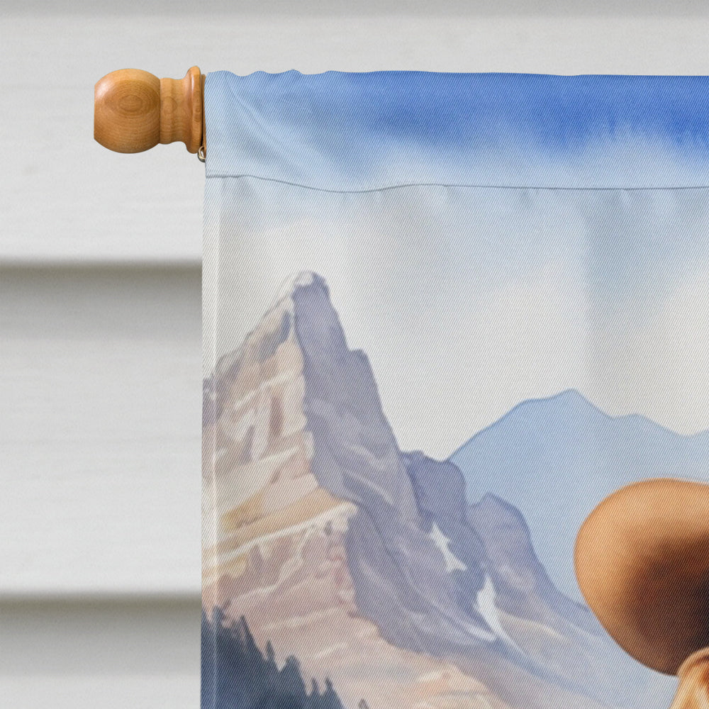 English Cocker Spaniel Cowboy Welcome House Flag 28x40 Porch Sleeve Pole Decorative Outside Yard Banner Artwork Wall Hanging, Polyester