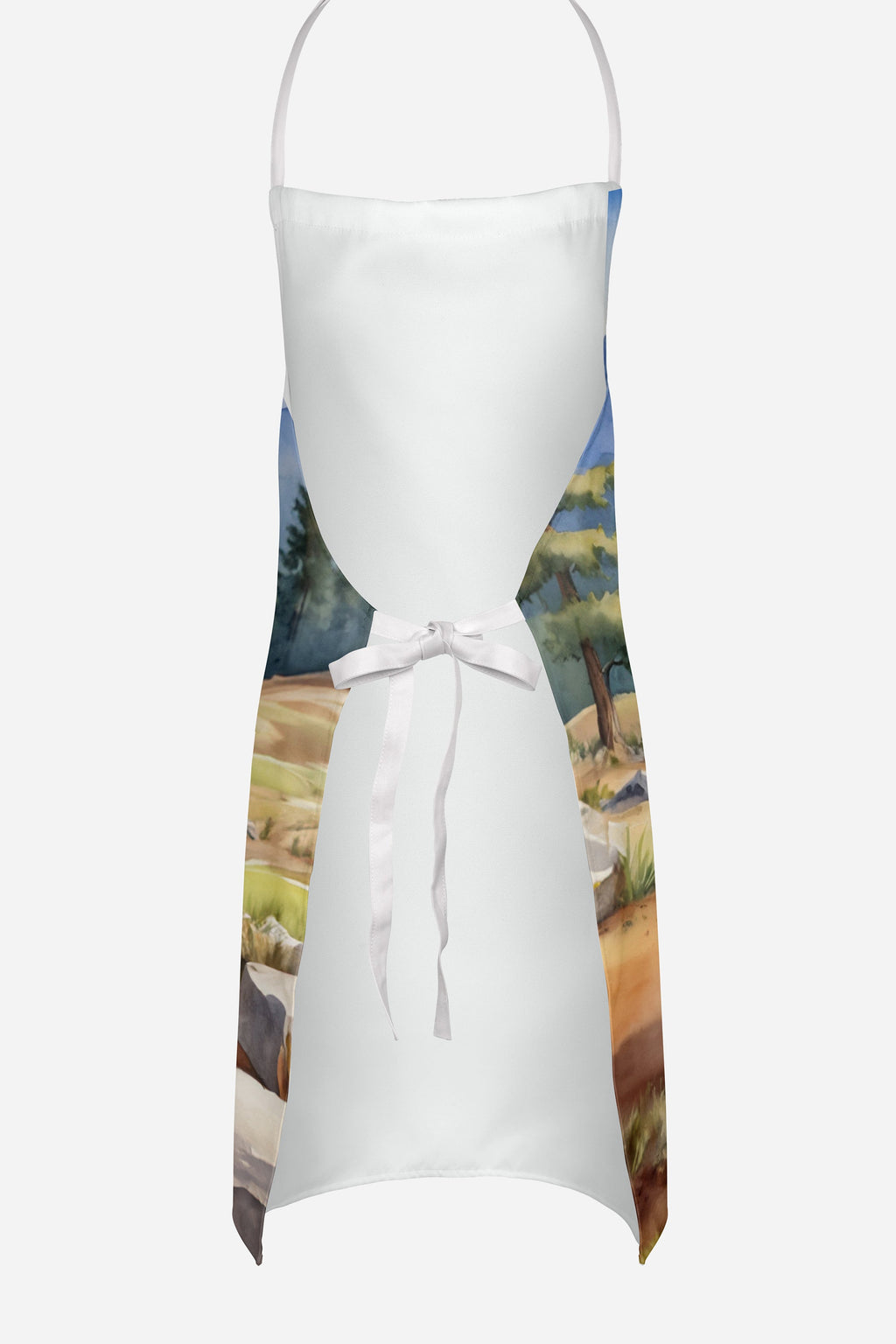 English Foxhound Cowboy Welcome Apron Cooking Kitchen Server Baking Crafts Gardening for Adult Women Men, Unisex, Large, Multicolor