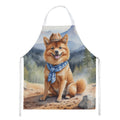 Finnish Spitz Cowboy Welcome Apron Cooking Kitchen Server Baking Crafts Gardening for Adult Women Men, Unisex, Large, Multicolor