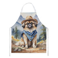 Pekingese Cowboy Welcome Apron Cooking Kitchen Server Baking Crafts Gardening for Adult Women Men, Unisex, Large, Multicolor