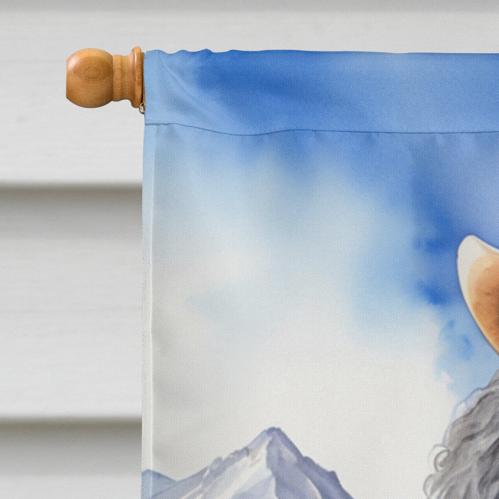Black Poodle Cowboy Welcome House Flag 28x40 Porch Sleeve Pole Decorative Outside Yard Banner Artwork Wall Hanging, Polyester