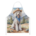 Poodle Cowboy Welcome Apron Cooking Kitchen Server Baking Crafts Gardening for Adult Women Men, Unisex, Large, Multicolor