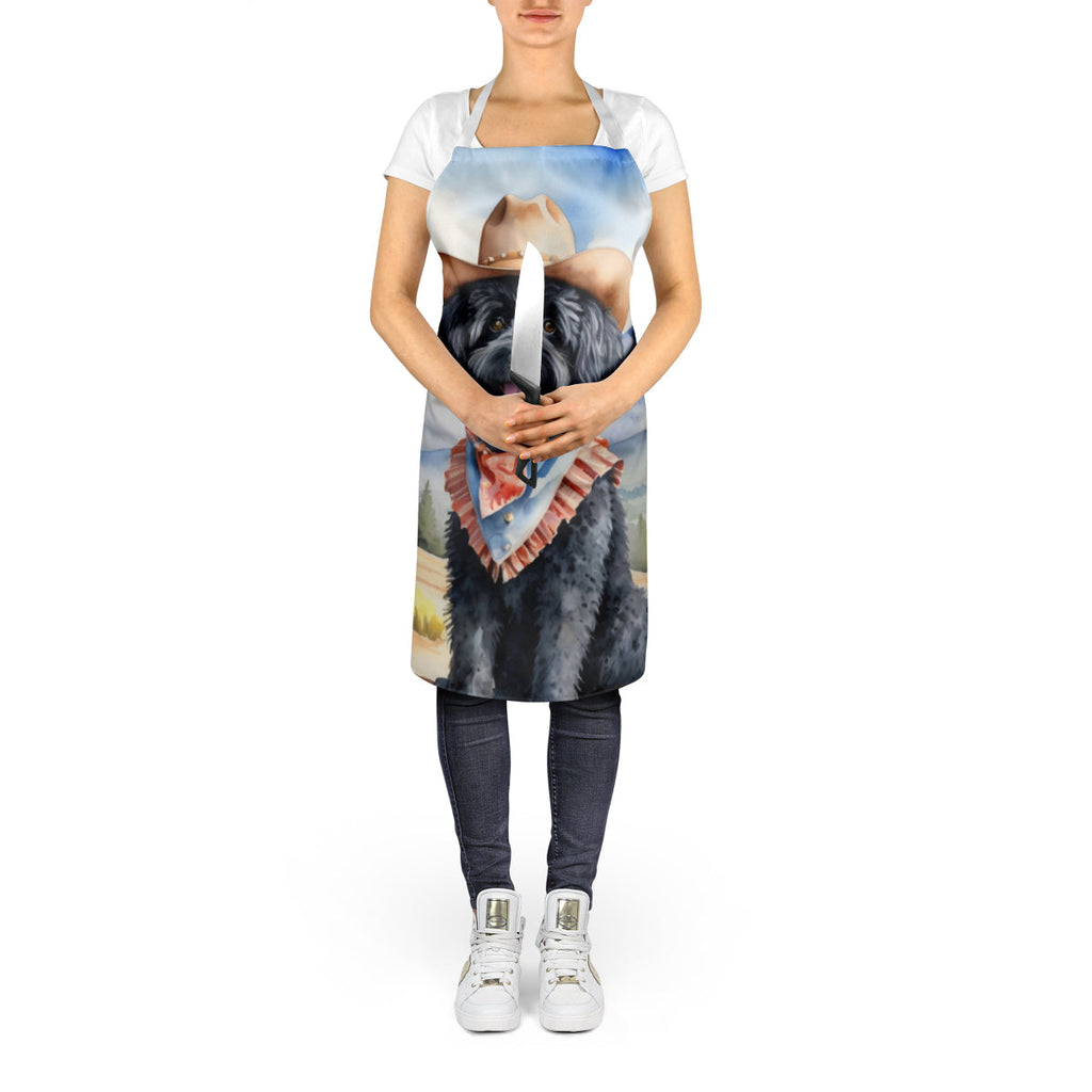Puli Cowboy Welcome Apron Cooking Kitchen Server Baking Crafts Gardening for Adult Women Men, Unisex, Large, Multicolor
