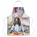 Afghan Hound The Chef Apron Cooking Kitchen Server Baking Crafts Gardening for Adult Women Men, Unisex, Large, Multicolor